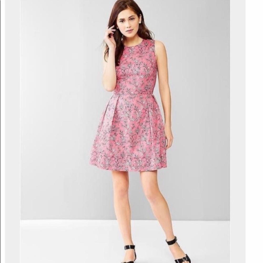 Gap | Pink Floral Print Fit & Flare Dress Sz 4T